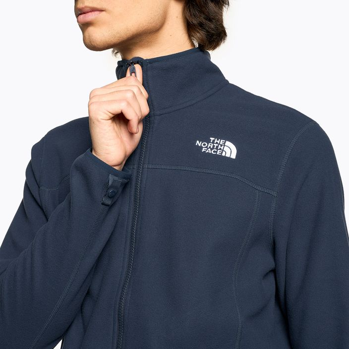 Bluza męska The North Face 100 Glacier Full Zip summit navy 4