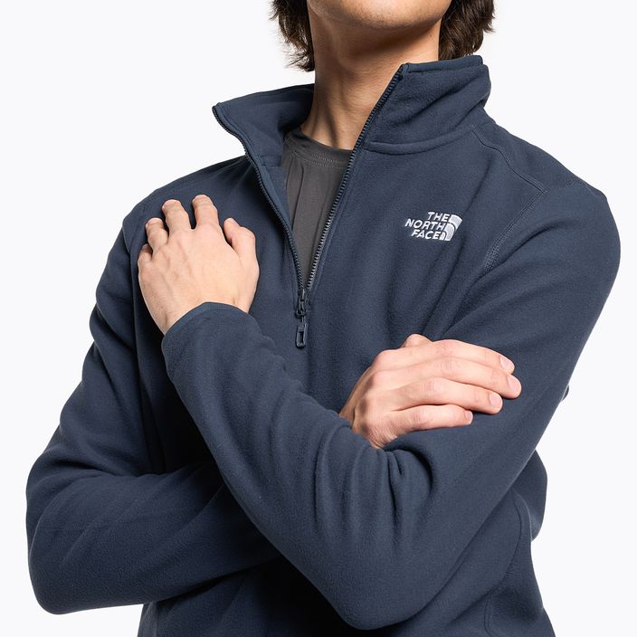 Bluza męska The North Face 100 Glacier 1/4 Zip summit navy 3