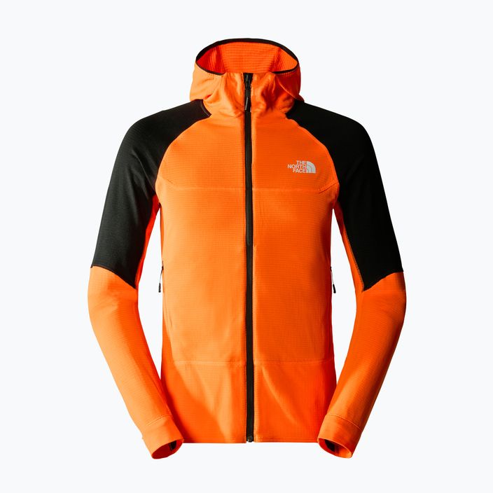Bluza trekkingowa męska The North Face Bolt Polartec Hoodie shocking orange/black 5