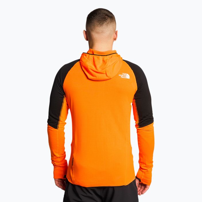 Bluza trekkingowa męska The North Face Bolt Polartec Hoodie shocking orange/black 2