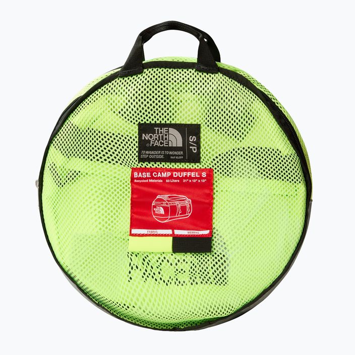 Torba podróżna The North Face Base Camp Duffel S 50 l safety green/black 2