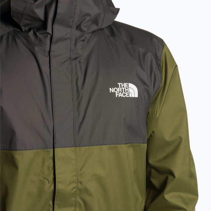 Kurtka przeciwdeszczowa męska The North Face Quest Zip-In forest olive/asphalt grey 3