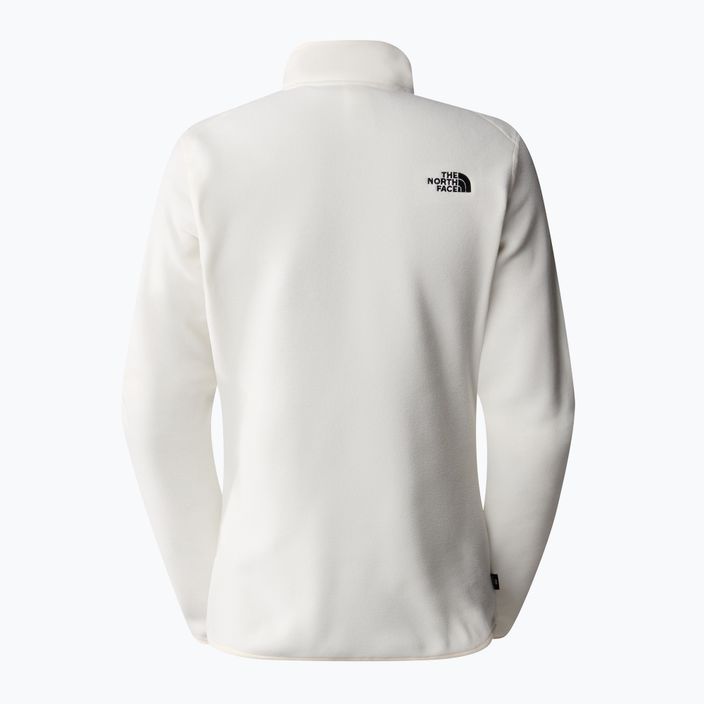 Bluza damska The North Face 100 Glacier 1/4 Zip white dune 2