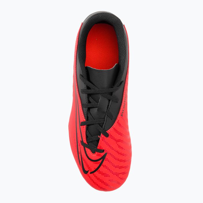 Buty do piłki nożnej dziecięce Nike Jr Phantom GX Club FG/MG bright crimson/black/white 6