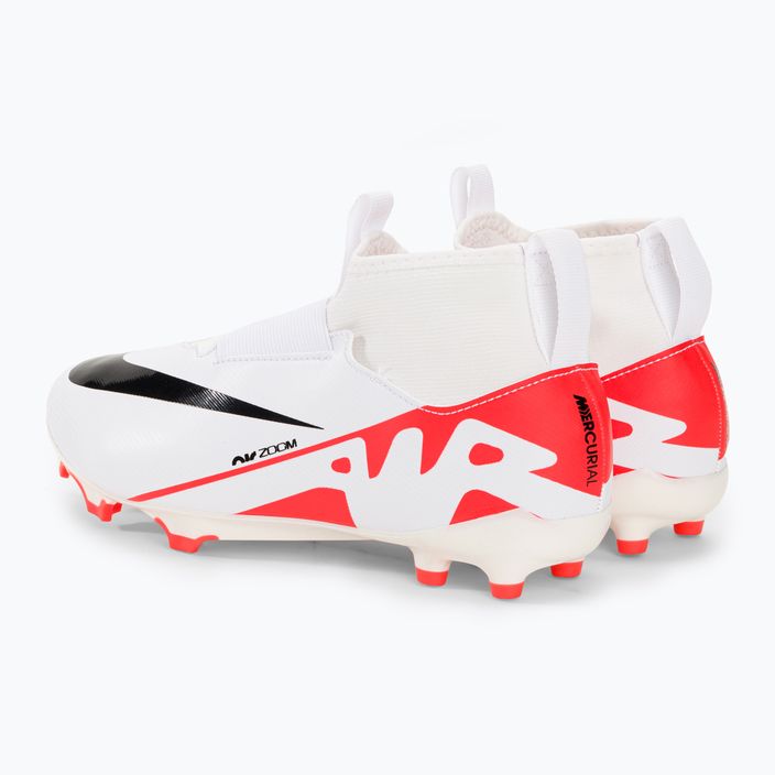 Buty do piłki do nożnej dziecięce Nike JR Zoom Mercurial Superfly 9 Academy FG/MG bright crimson/black/white 3