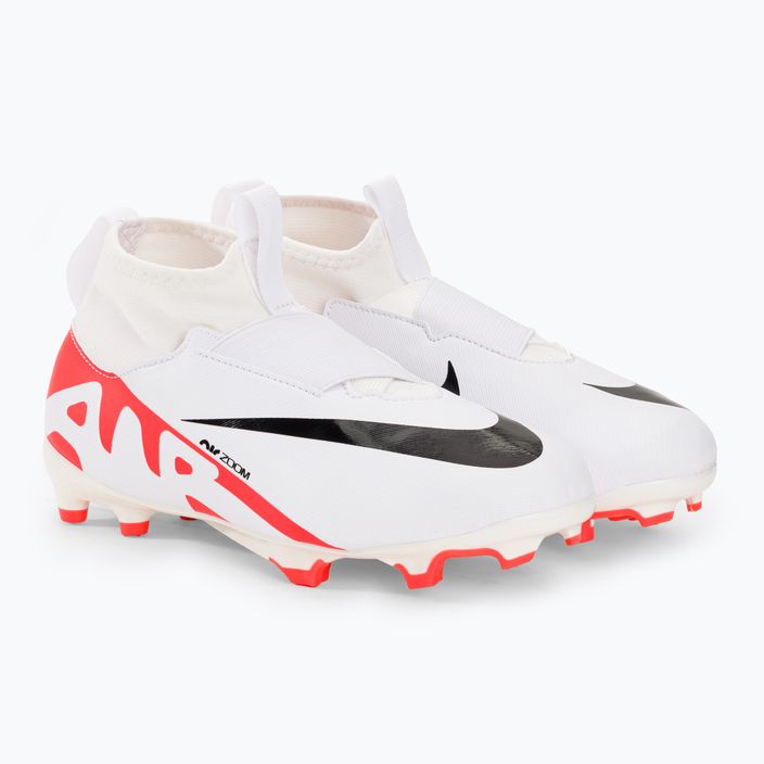 Buty do piłki do nożnej dziecięce Nike JR Zoom Mercurial Superfly 9 Academy FG/MG bright crimson/black/white 4