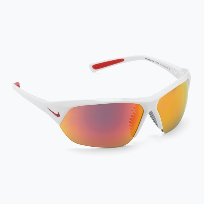 Okulary przeciwsłoneczne męskie Nike Skylon Ace white/grey w/red mirror