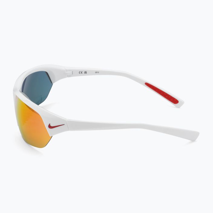 Okulary przeciwsłoneczne męskie Nike Skylon Ace white/grey w/red mirror 4