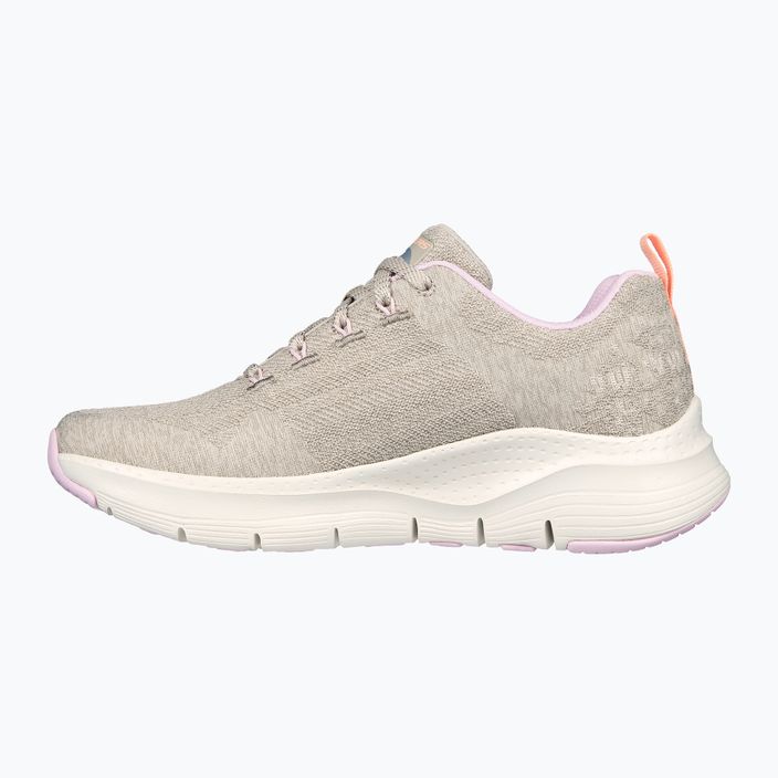 Buty damskie SKECHERS Arch Fit Comfy Wave taupe/multi 9