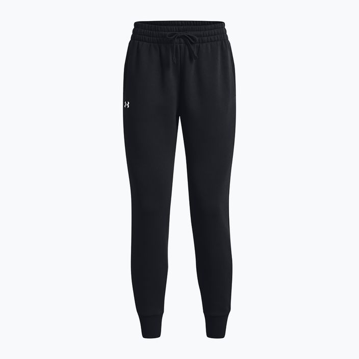 Spodnie damskie Under Armour Rival Fleece dark black/white 6