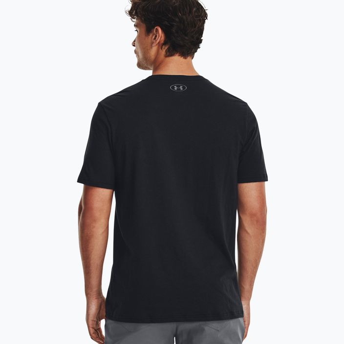 Koszulka męska Under Armour Big Logo Fill black/pitch gray/halo gray 2