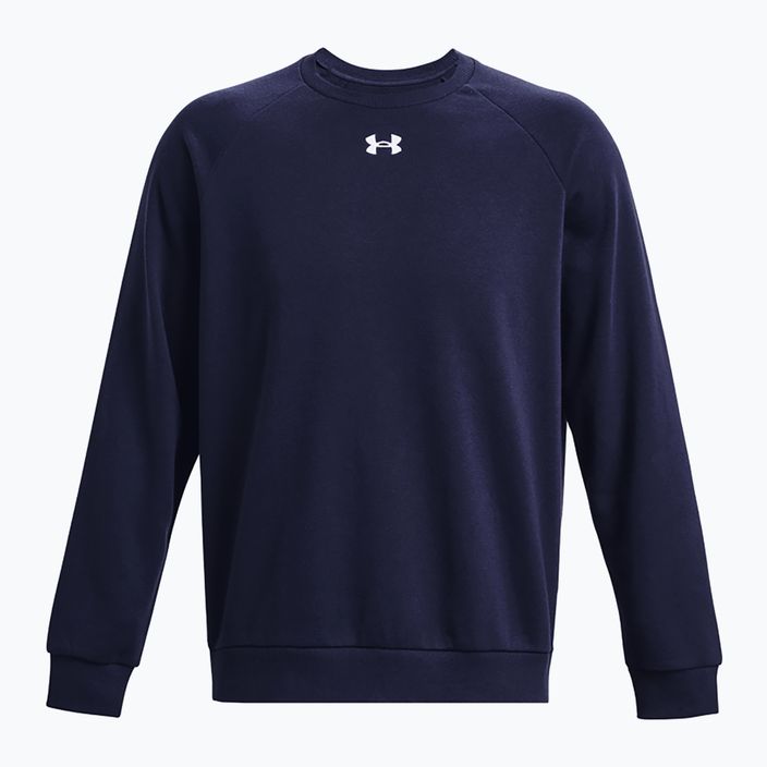 Bluza męska Under Armour Rival Fleece Crew midnight navy/white 5