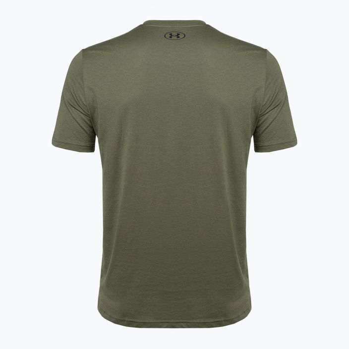 Koszulka męska Under Armour Sportstyle Logo marine od green// black 5