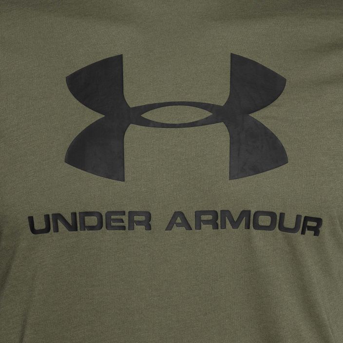 Koszulka męska Under Armour Sportstyle Logo marine od green// black 6
