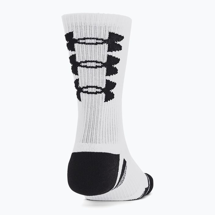 Skarpety treningowe Under Armour Perf Tech Nov Crew 3P white/white/black 2