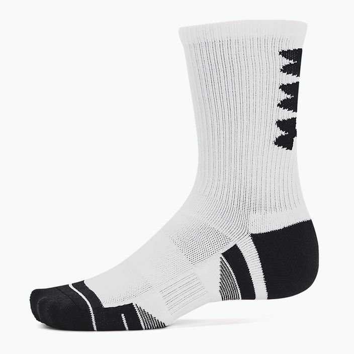 Skarpety treningowe Under Armour Perf Tech Nov Crew 3P white/white/black 3