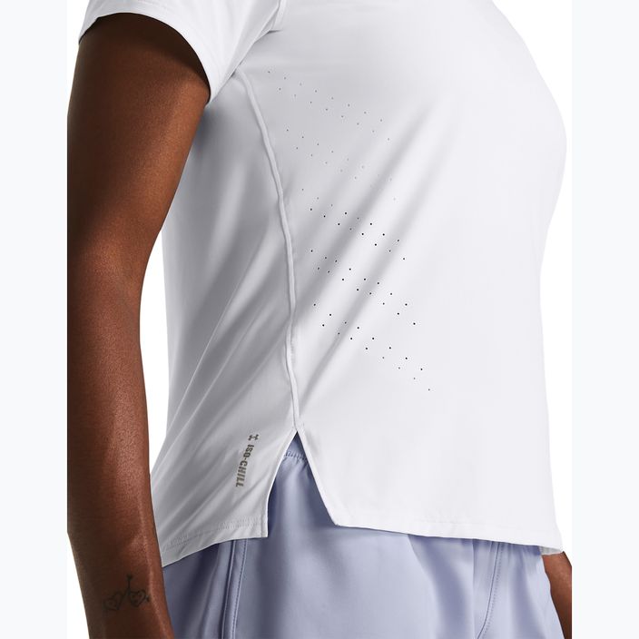 Koszulka do biegania damska Under Armour Launch Elite white/reflective 3