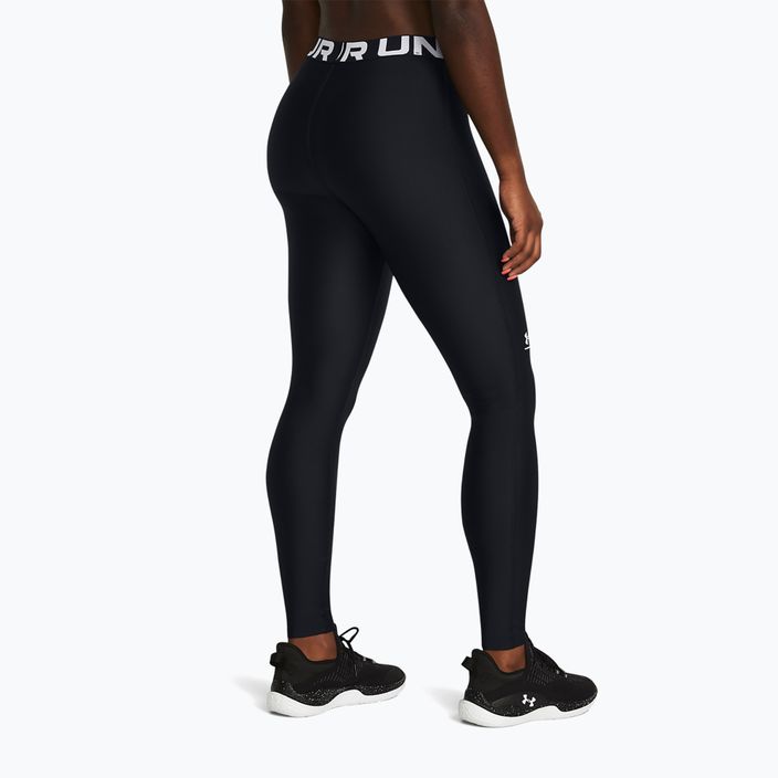 Legginsy damskie Under Armour HeatGear black/white 3