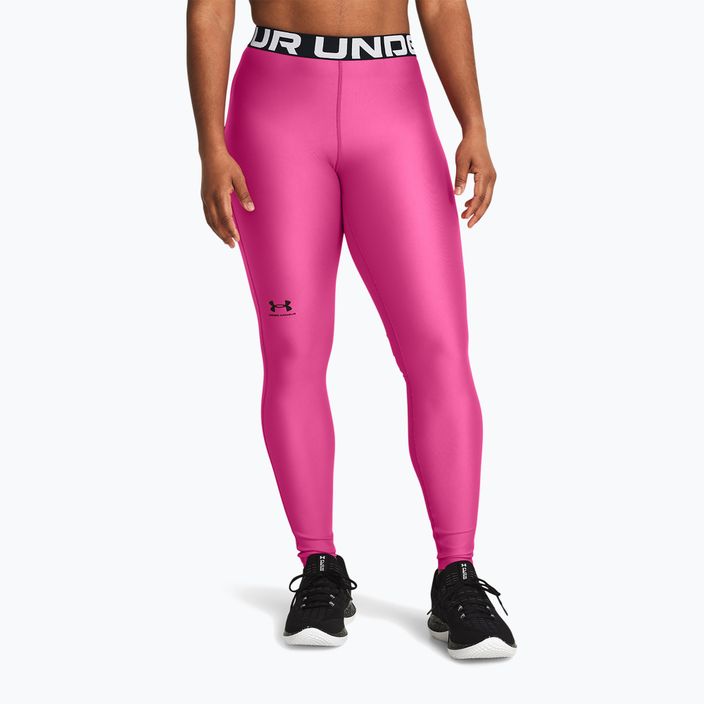 Legginsy damskie Under Armour HeatGear astro pink/black