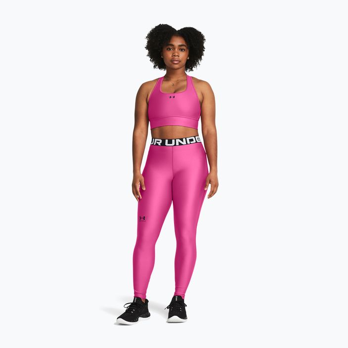 Legginsy damskie Under Armour HeatGear astro pink/black 2