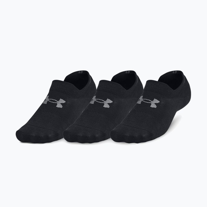 Skarpety treningowe Under Armour Essential Ultra Low Tab 3P black/black/castlerock