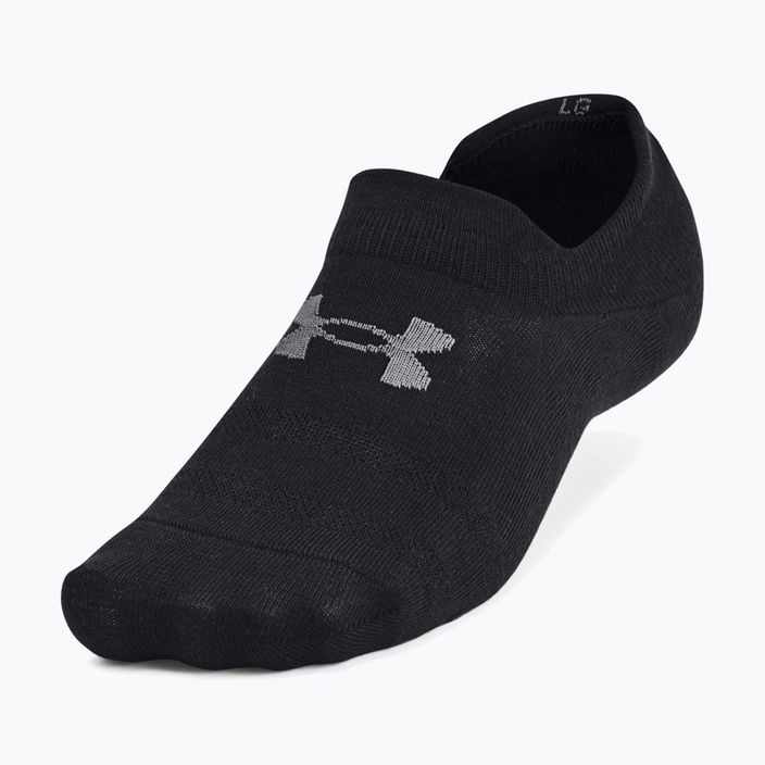 Skarpety treningowe Under Armour Essential Ultra Low Tab 3P black/black/castlerock 2