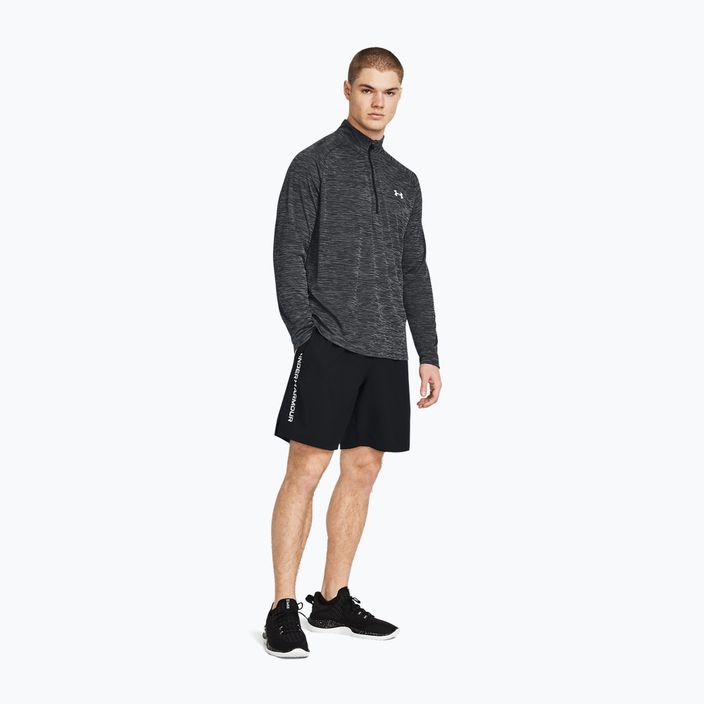 Spodenki treningowe męskie Under Armour Woven Wordmark black/white 2