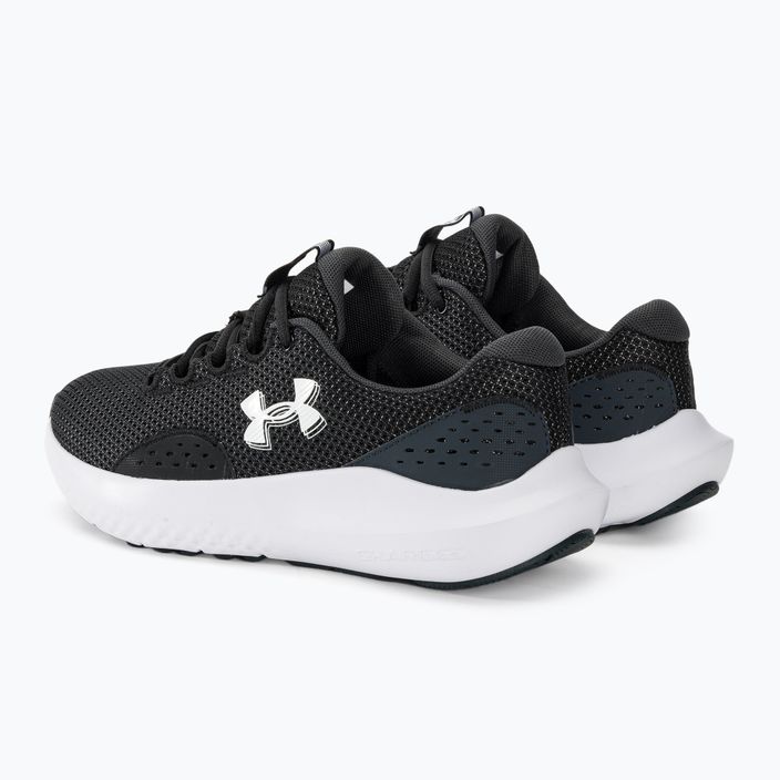 Buty do biegania damskie Under Armour Charged Surge 4 black/anthracite/white 3
