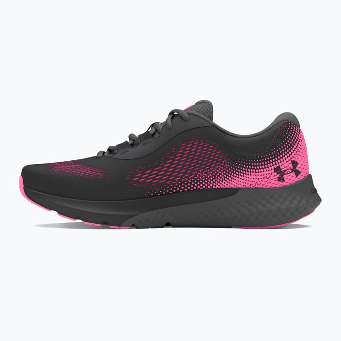Buty do biegania damskie Under Armour Charged Rogue 4 anthracite/fluo pink/castlerock 10