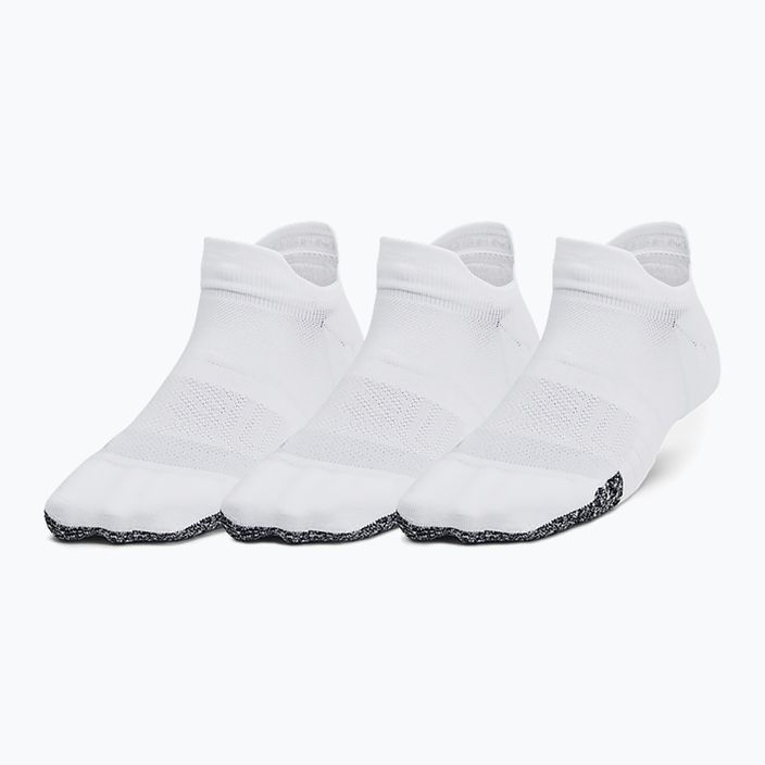 Skarpety treningowe damskie Under Armour Breathe NS Tab 3 Pack white/white/halo gray