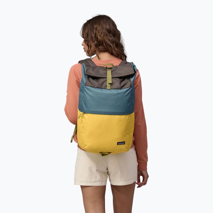 Plecak miejski Patagonia Fieldsmith Roll Top Pack 30 l surfboard yellow/abalone blue 6