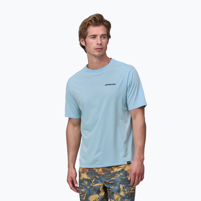 Koszulka męska Patagonia Cap Cool Daily Graphic Shirt Waters boardshort logo/chilled blue
