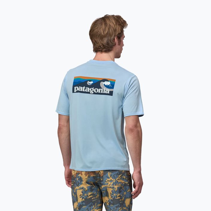 Koszulka męska Patagonia Cap Cool Daily Graphic Shirt Waters boardshort logo/chilled blue 2