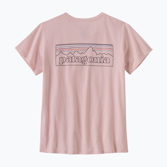 Koszulka trekkingowa damska Patagonia P-6 Logo Responsibili-Tee whisker pink 4