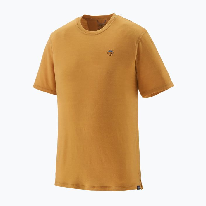 Koszulka męska Patagonia Cap Cool Merino Blend Graphic Shirt fizt roy icon/pufferfish gold 3