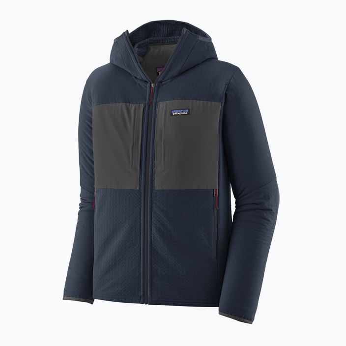 Kurtka softshell męska Patagonia R2 TechFace Hoody new navy 9