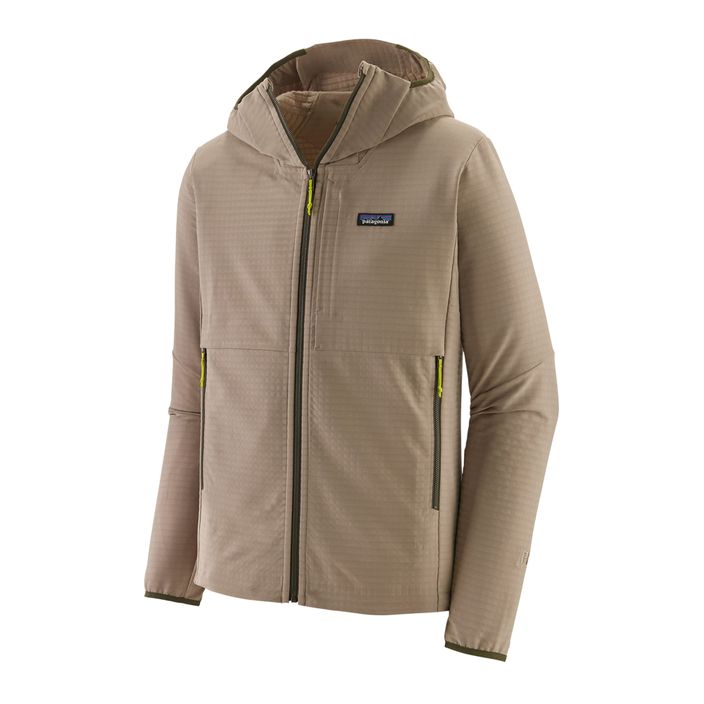 Bluza męska Patagonia R1 TechFace Hoody seabird grey 2