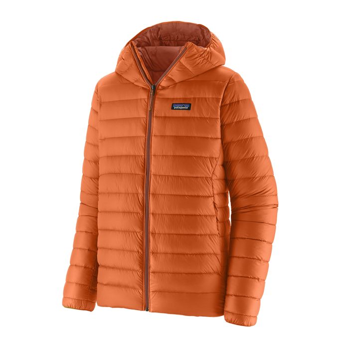 Kurtka puchowa męska Patagonia Down Sweater Hoody redtail rust 2