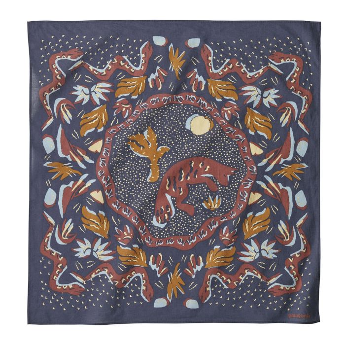 Chusta wielofunkcyjna Patagonia Bandana across oceans/smolder blue 2