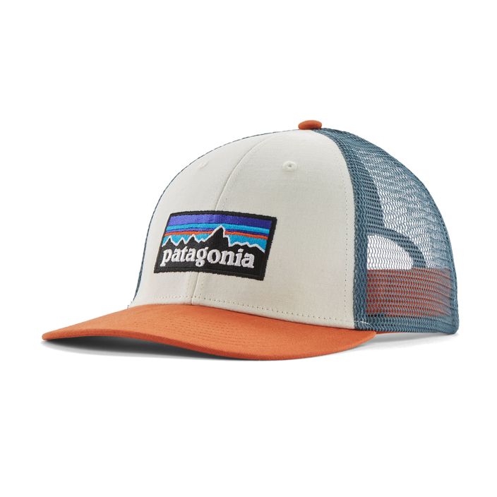 Czapka z daszkiem Patagonia P-6 Logo LoPro Trucker white w/redtail rust 2