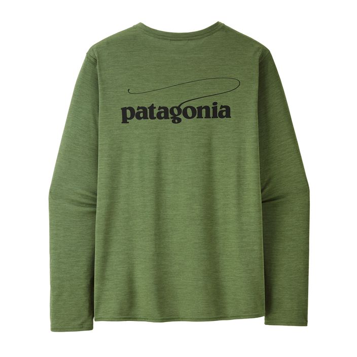 Longsleeve męski Patagonia Cap Cool Daily Graphic Shirt-Waters casting logo/terrain green x-dye 2