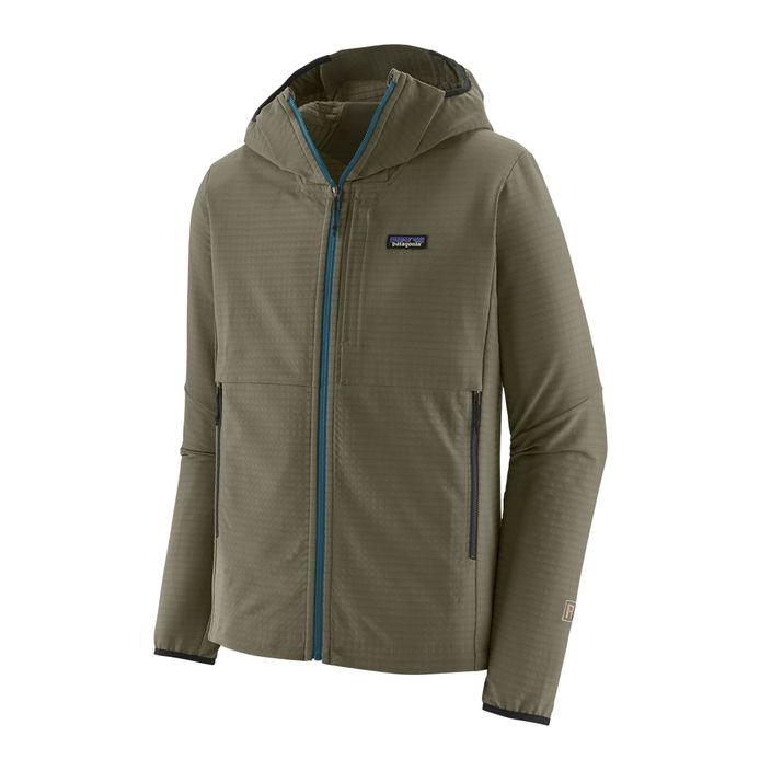 Bluza męska Patagonia R1 TechFace Hoody basin green 2