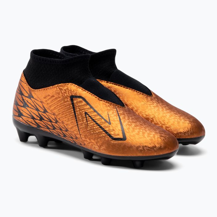 Buty piłkarskie dziecięce New Balance Tekela Magique V4+ FG copper 4