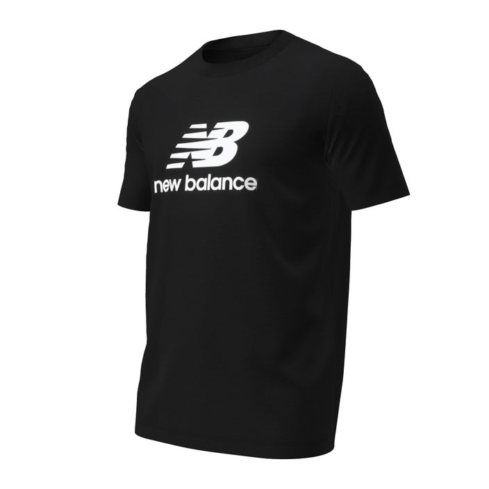 Koszulka męska New Balance Stacked Logo black 2