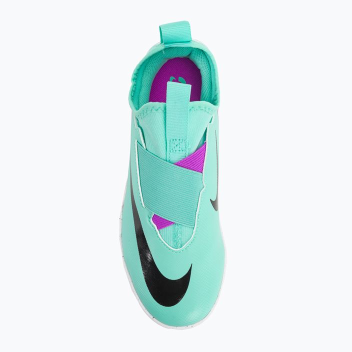 Buty piłkarskie dziecięce Nike Jr Zoom Mercurial Vapor 15 Academy IC hyper turquoise/black/ white/fuchsia dream 6