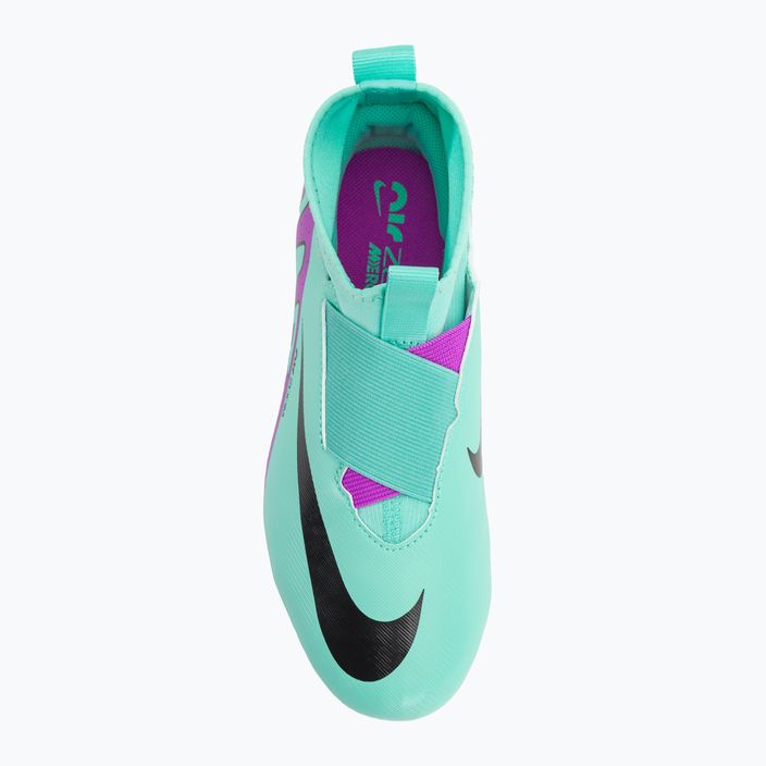 Buty piłkarskie dziecięce Nike Jr Zoom Mercurial Superfly 9 Academy FG/MG hyper turquoise/black/ white/fuchsia dream 6
