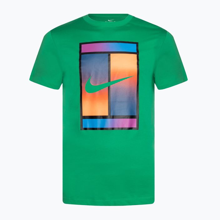 Koszulka tenisowa męska Nike Court Dri-Fit Heritage stadium green