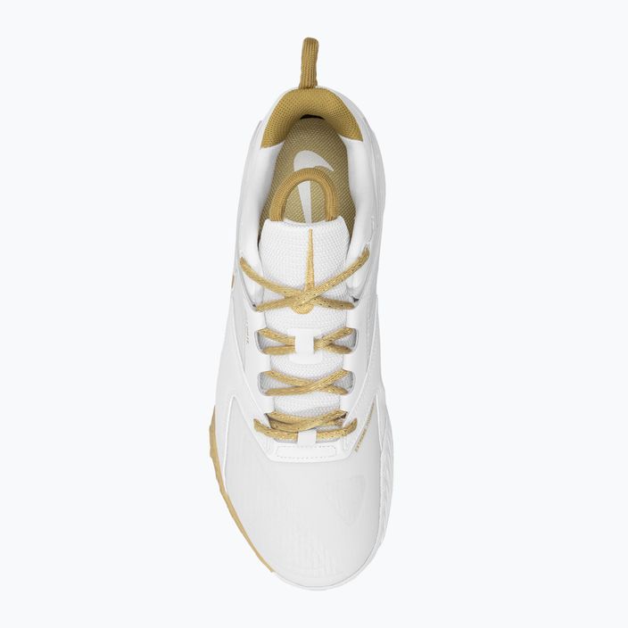 Buty siatkarskie Nike Zoom Hyperace 3 white/mtlc gold-photon dust 5