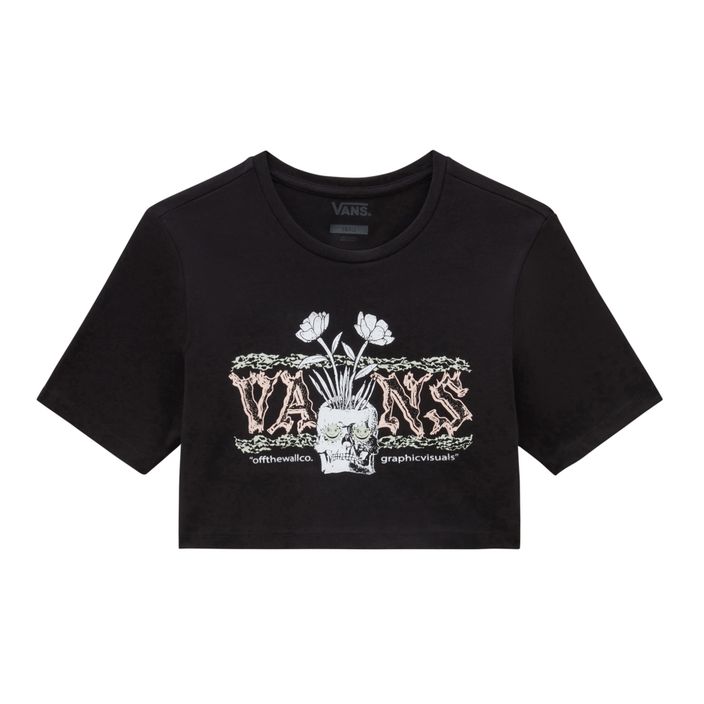 Koszulka damska Vans Growing Ideas Crew Crop Ii black 2