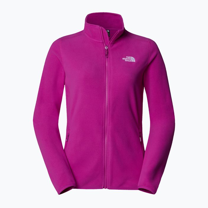 Bluza damska The North Face 100 Glacier FZ deep mulberry